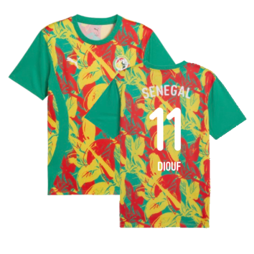 2024-2025 Senegal Prematch SS Jersey (Green) (Diouf 11)