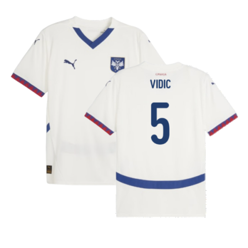 2024-2025 Serbia Away Shirt (Vidic 5)