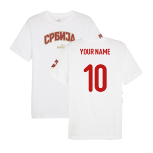 2024-2025 Serbia FtblIcons Tee (White)