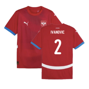 2024-2025 Serbia Home Shirt (Ivanovic 2)