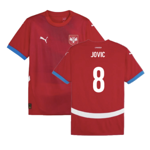 2024-2025 Serbia Home Shirt (Jovic 8)