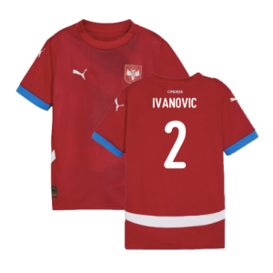 2024-2025 Serbia Home Shirt (Kids) (Ivanovic 2) 2024-2025 Serbia Home Shirt (Kids) (Ivanovic 2)