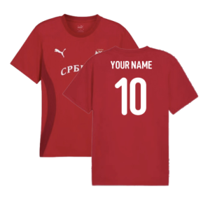 2024-2025 Serbia Pre-Match Jersey (Dark Cherry) (Your Name)