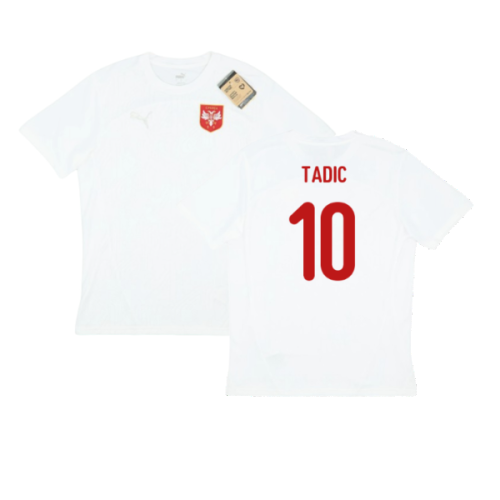 2024-2025 Serbia Training Jersey (White) (Tadic 10)