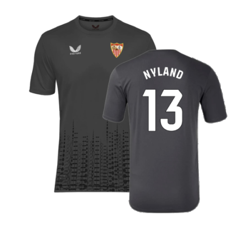 2024-2025 Sevilla Home Goalkeeper Shirt (Grey) (Nyland 13)