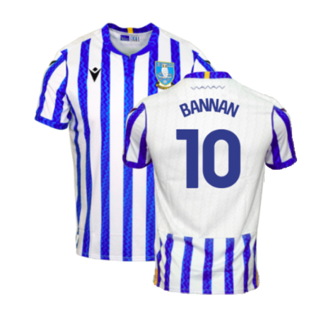 2024-2025 Sheffield Wednesday Home Shirt (Bannan 10)