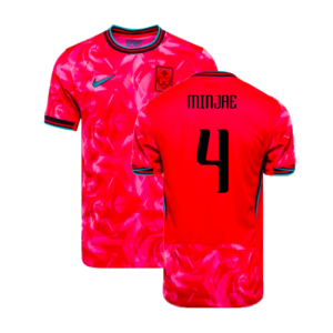 2024-2025 South Korea Home Shirt (Minjae 4) 2024-2025 South Korea Home Shirt (Minjae 4)