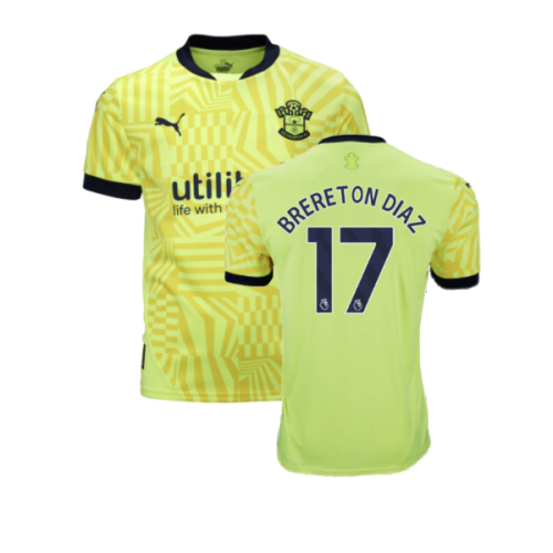 2024-2025 Southampton Away Shirt (Kids) (Brereton Diaz 17)