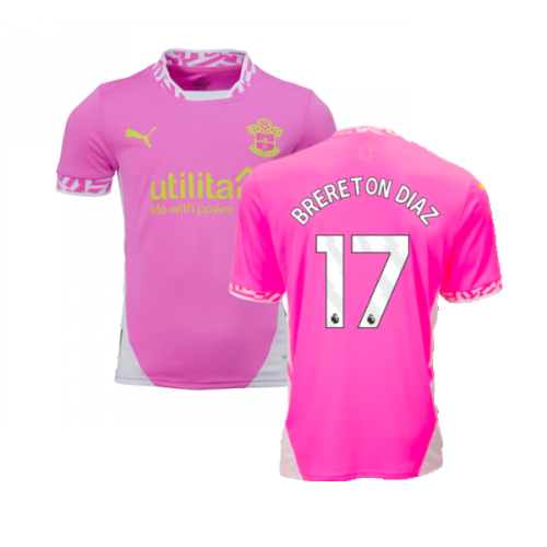 2024-2025 Southampton Third Shirt (Kids) (Brereton Diaz 17)