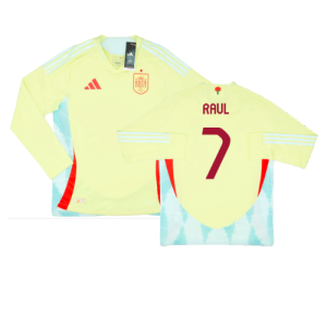 2024-2025 Spain Authentic Long Sleeve Away Shirt (Raul 7)