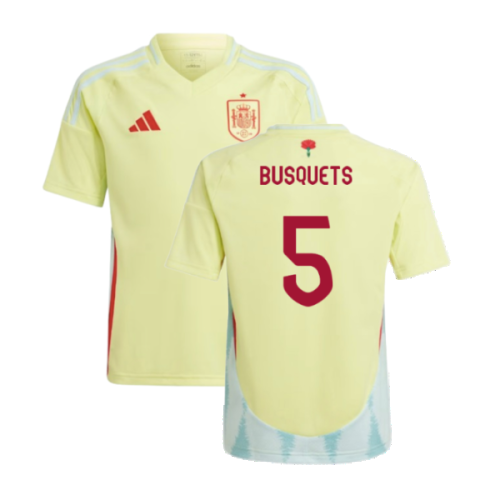 2024-2025 Spain Away Shirt (Kids) (Busquets 5)