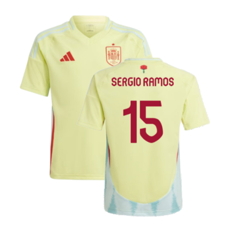 2024-2025 Spain Away Shirt (Kids) (Sergio Ramos 15)