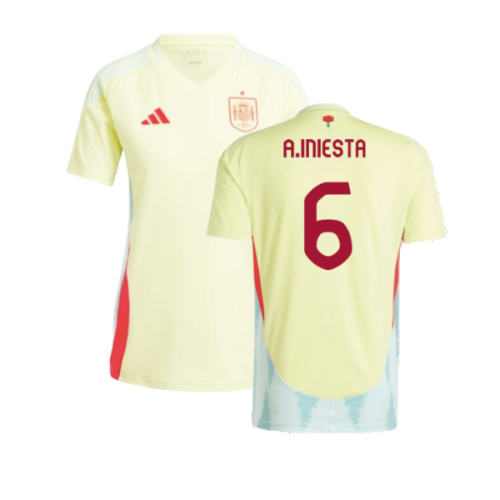 2024-2025 Spain Away Shirt (Ladies) (A.Iniesta 6)