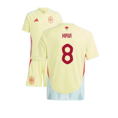 2024-2025 Spain Away Youth Kit (Xavi 8)