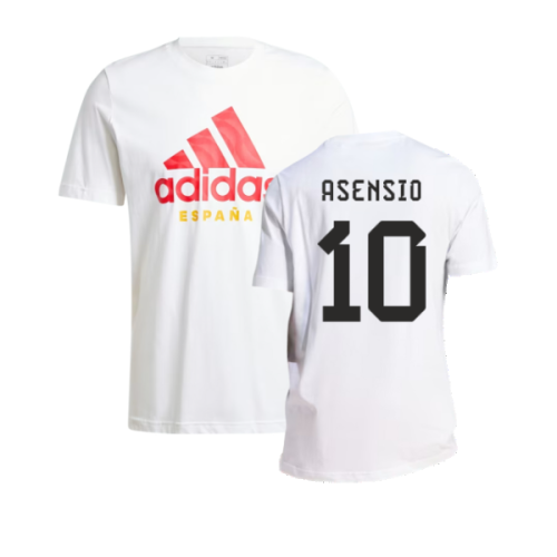 2024-2025 Spain DNA Graphic Tee (White) (Asensio 10)