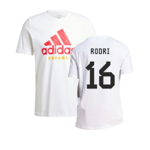 2024-2025 Spain DNA Graphic Tee (White) (Rodri 16)