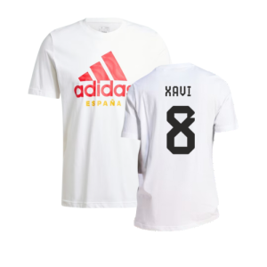 2024-2025 Spain DNA Graphic Tee (White) (Xavi 8)