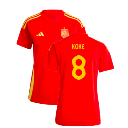 2024-2025 Spain Home Fan Shirt (Ladies) (Koke 8)