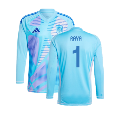 2024-2025 Spain Home LS Goalkeeper Shirt (Semi Blue) (Raya 1)