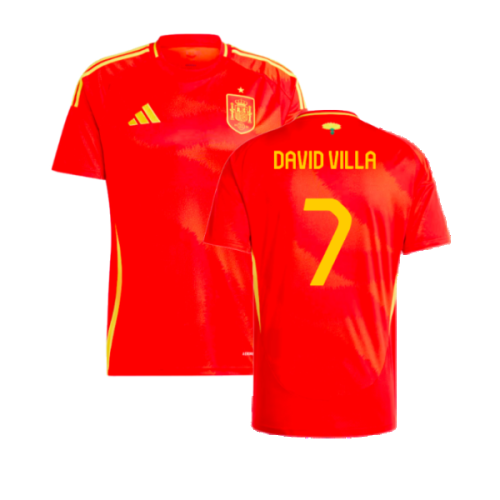 2024-2025 Spain Home Shirt (David Villa 7)