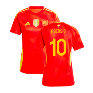 2024-2025 Spain Home Shirt (Ladies) (Asensio 10) 2024-2025 Spain Home Shirt (Ladies) (Asensio 10)