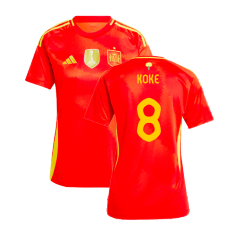 2024-2025 Spain Home Shirt (Ladies) (Koke 8)