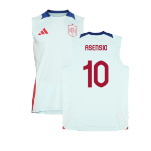 2024-2025 Spain Sleeveless Jersey (Mint) (Asensio 10)