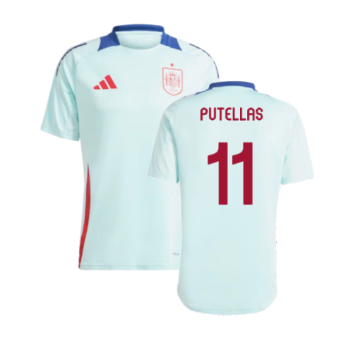 2024-2025 Spain Training Jersey (Halo Mint) (Putellas 11)