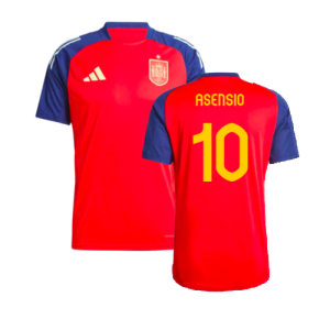 2024-2025 Spain Training Jersey (Red) (Asensio 10)