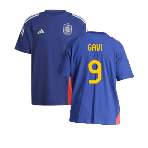 2024-2025 Spain Training Tee (Blue) (Gavi 9)