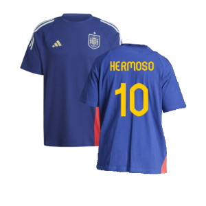 2024-2025 Spain Training Tee (Blue) (Hermoso 10)