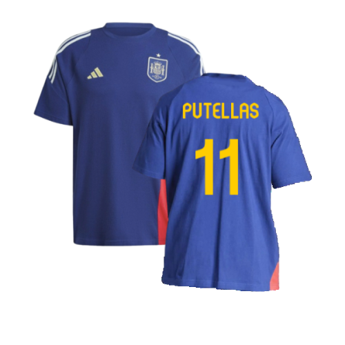 2024-2025 Spain Training Tee (Blue) (Putellas 11)