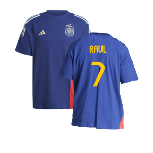 2024-2025 Spain Training Tee (Blue) (Raul 7)