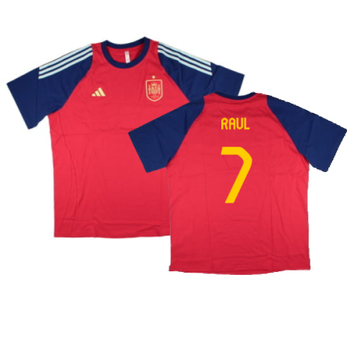 2024-2025 Spain Training Tee (Red) (Raul 7)