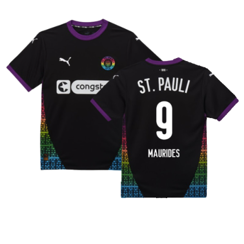 2024-2025 St Pauli Third Shirt (Maurides 9)