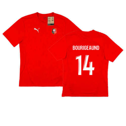 2024-2025 Stade Rennais Training Jersey (Red) (Bourigeaund 14)