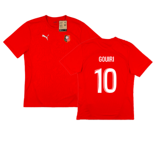 2024-2025 Stade Rennais Training Jersey (Red) (Gouiri 10)