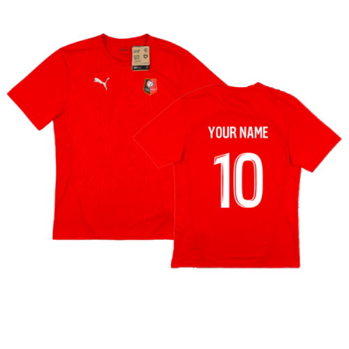 2024-2025 Stade Rennais Training Jersey (Red) (Your Name)