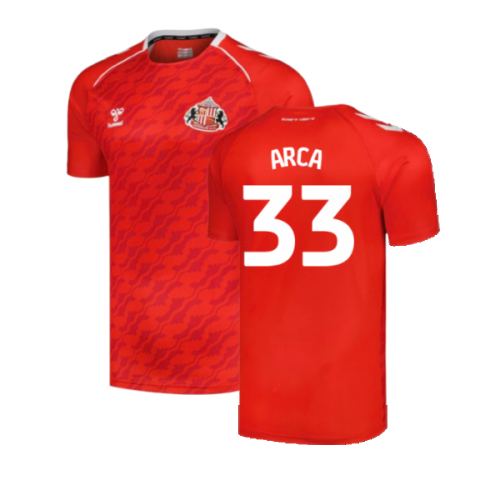 2024-2025 Sunderland Home Pre-Match Shirt (Red) (Arca 33)