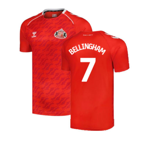 2024-2025 Sunderland Home Pre-Match Shirt (Red) (Bellingham 7)