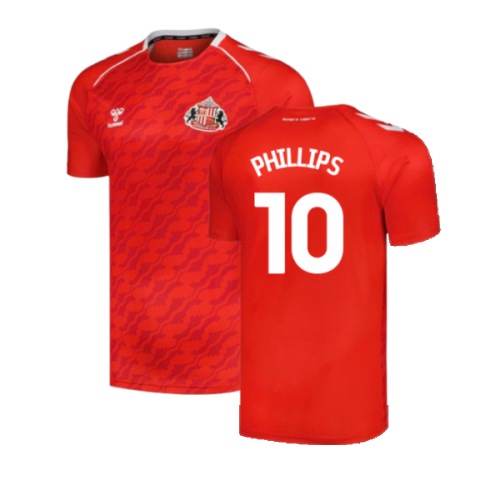 2024-2025 Sunderland Home Pre-Match Shirt (Red) (Phillips 10)