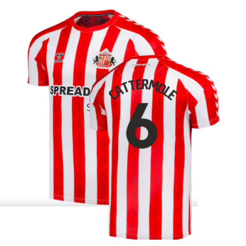 2024-2025 Sunderland Home Shirt (Cattermole 6)