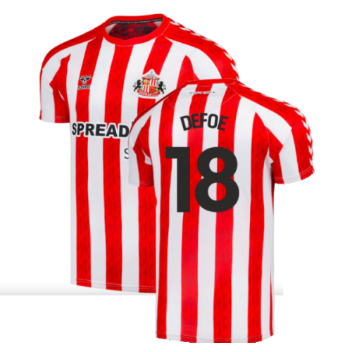 2024-2025 Sunderland Home Shirt (Defoe 18)