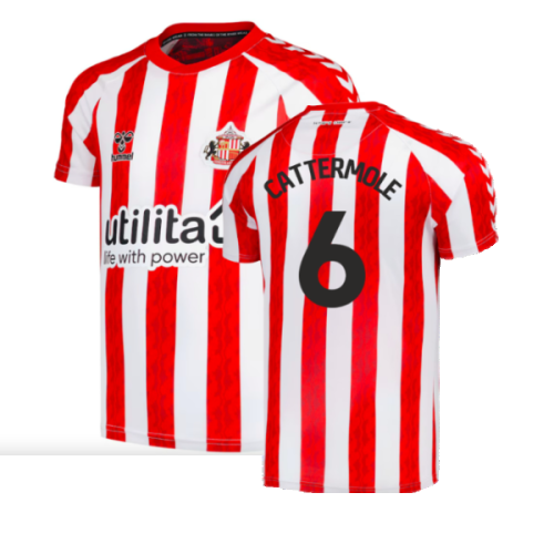 2024-2025 Sunderland Home Shirt (Kids) (Cattermole 6)