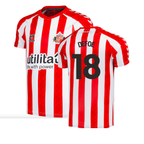 2024-2025 Sunderland Home Shirt (Kids) (Defoe 18)