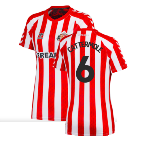 2024-2025 Sunderland Home Shirt (Womens) (Cattermole 6)