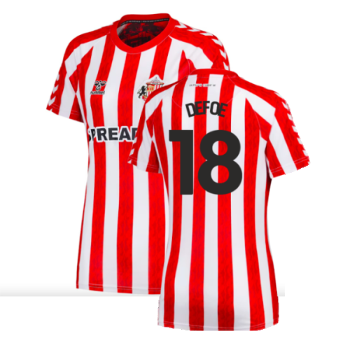 2024-2025 Sunderland Home Shirt (Womens) (Defoe 18)