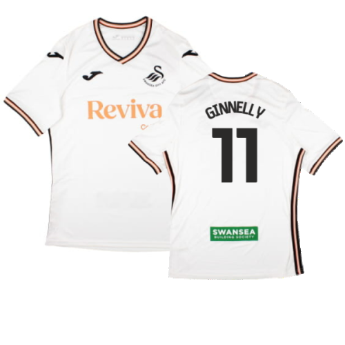 2024-2025 Swansea City Home Shirt (Ginnelly 11)