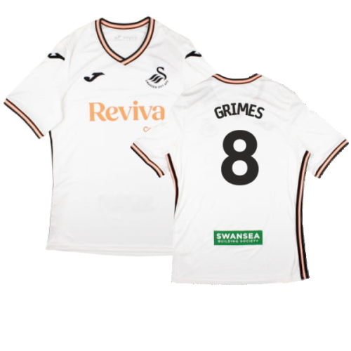 2024-2025 Swansea City Home Shirt (Grimes 8)