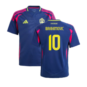 2024-2025 Sweden Away Shirt (Kids) (IBRAHIMOVIC 10)